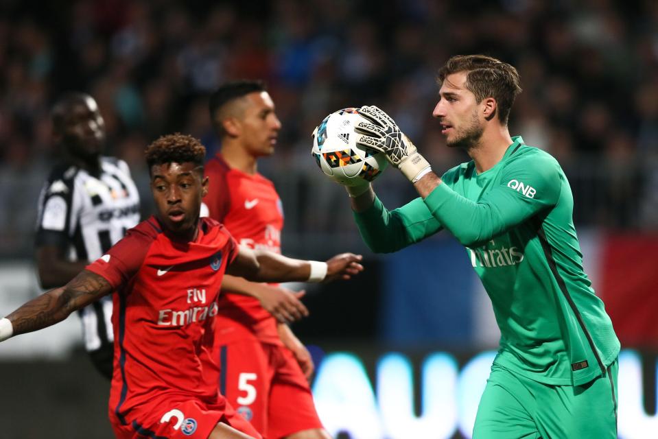  Kevin Trapp has fallen out of favour with the Ligue 1 leaders
