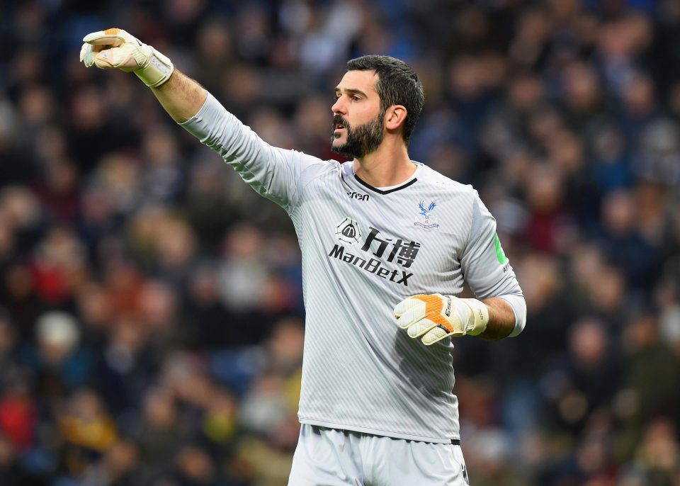  Replacement Julian Speroni in action against West Brom
