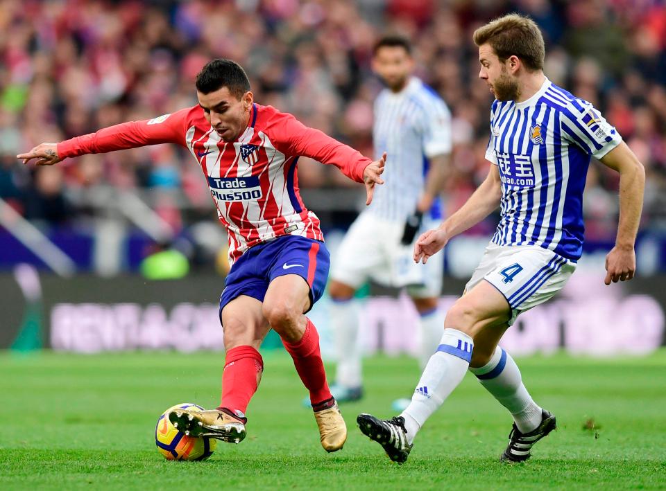  Asier Illarramendi in action against Angel Correa