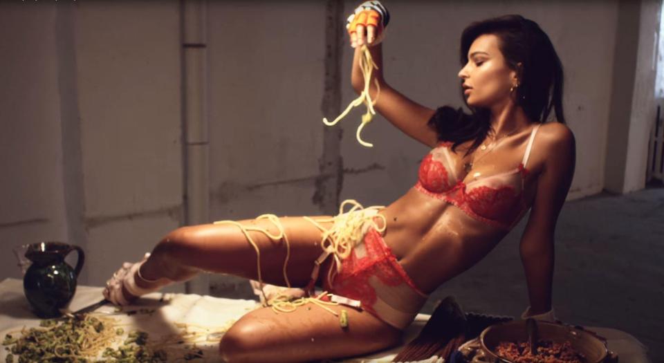  Posing with pasta - festive?