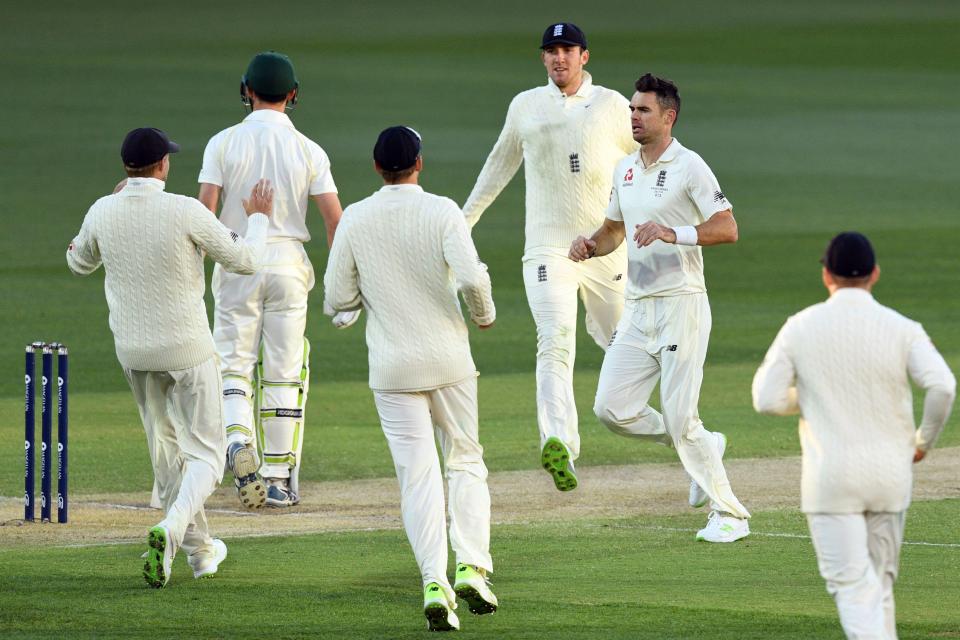 England had a little to celebrate late on day three thanks to a flurry of wickets