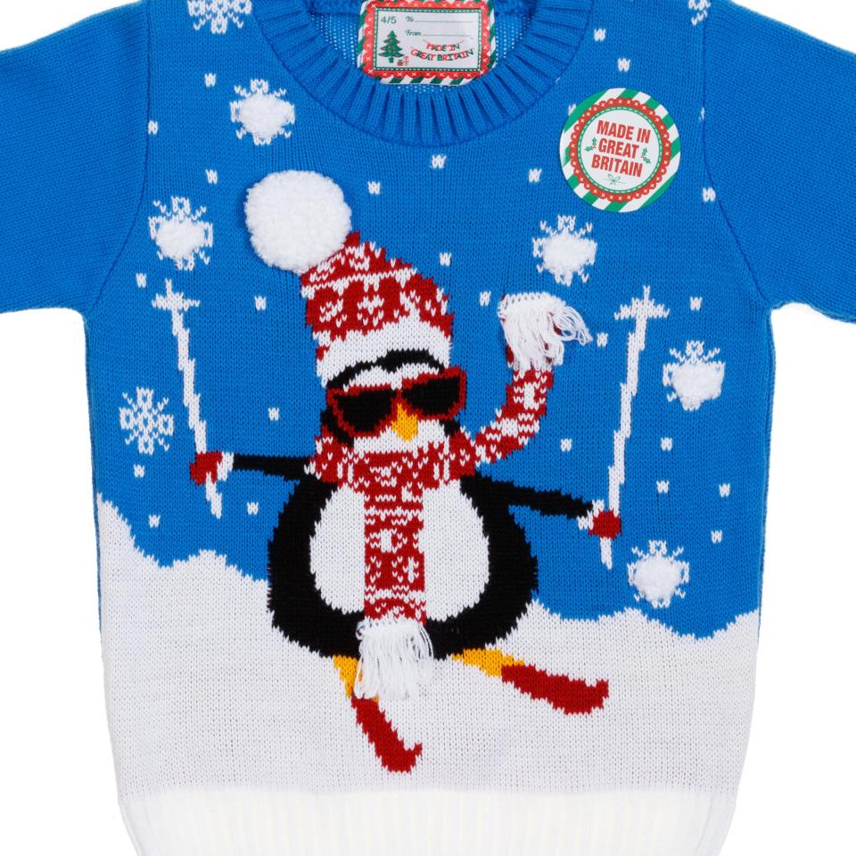  We love the penguin design on this kids jumper, costing only £7.99