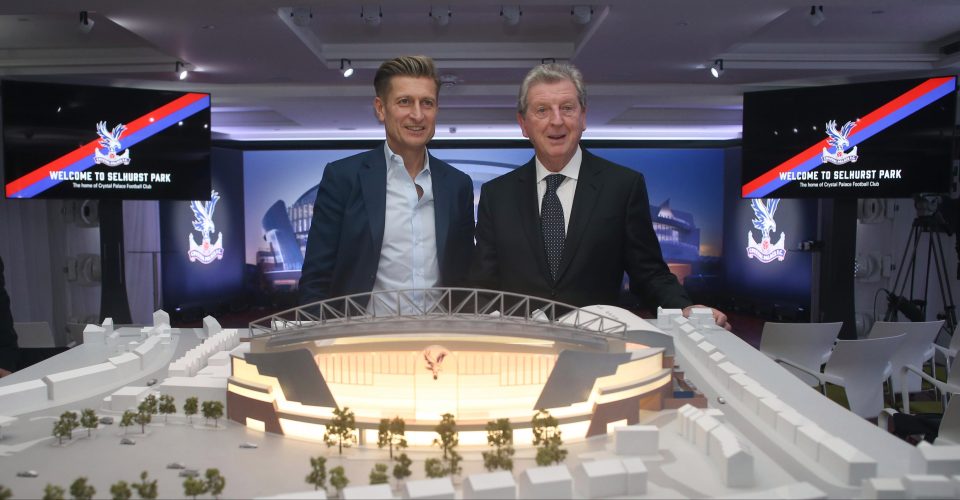 Steve Parish and Roy Hodgson unveil new plans to overhaul Selhurst Park