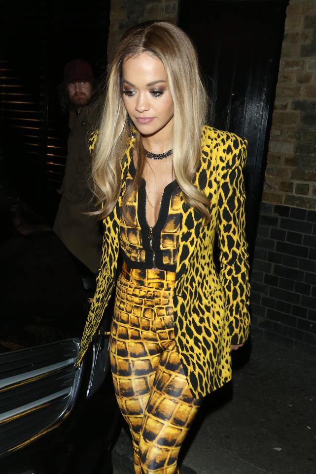  Rita Ora has been linked to a string of famous men
