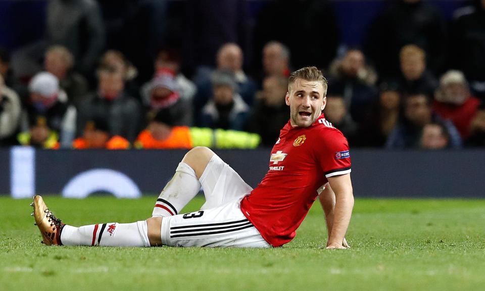 The future of Luke Shaw at Manchester United is still very much up in the air