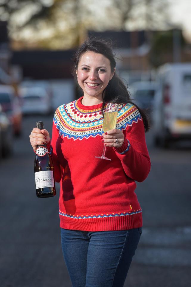  Ms Gregersen won a bottle of Prosecco through comping and will now be re-gifting it to a friend