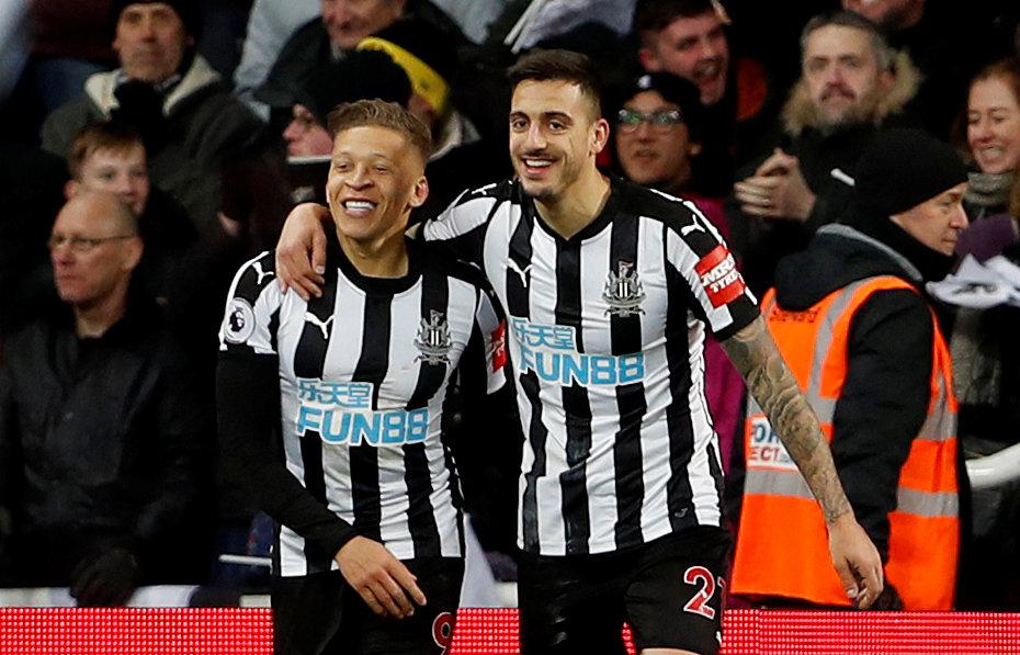  Both of Newcastle's front men got themselves on the scoresheet
