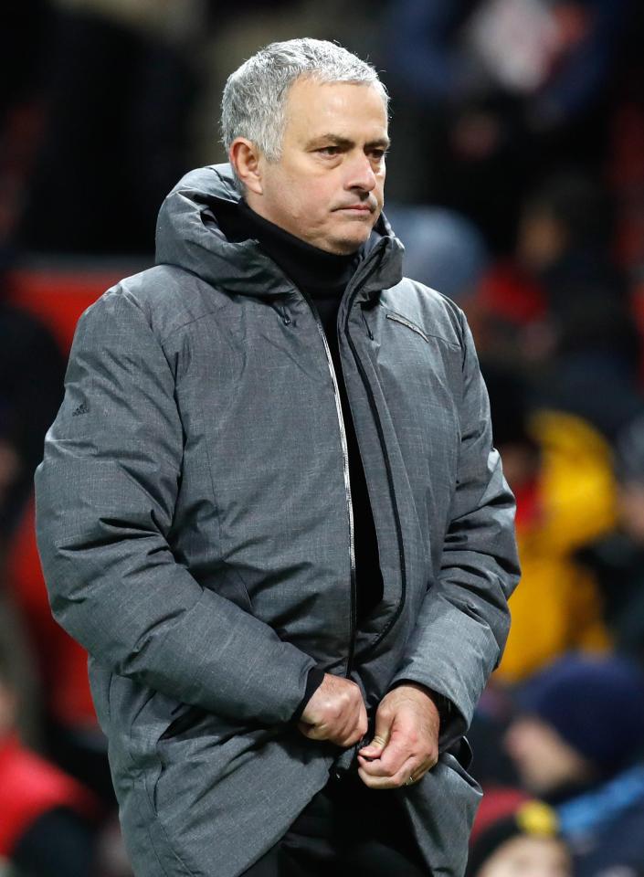  Jose Mourinho's men lost 2-1 to City on Sunday