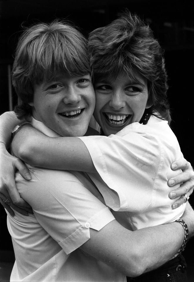  Keith Chegwin and Maggie Philbin after they announced their engagement