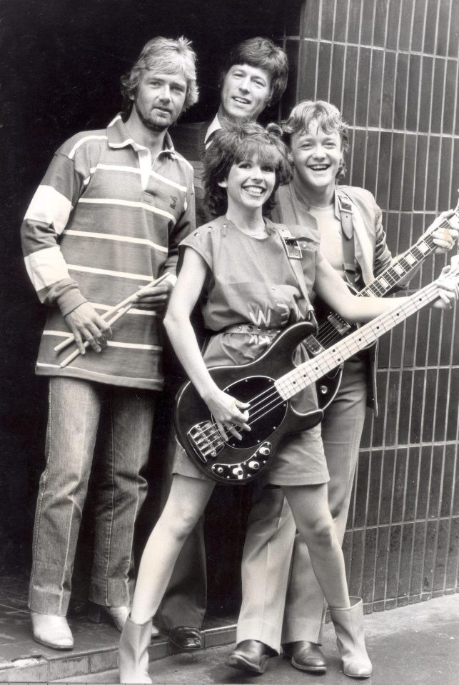  Swap Shop Presenters Noel Edmonds Keith Chegwin Maggie Philbin And John Craven in the 1970s