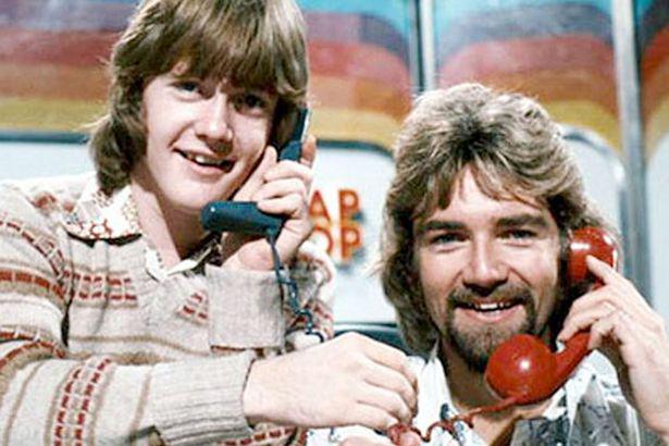  Keith Chegwin and Noel Edmonds on Swap Shop in the 1970s