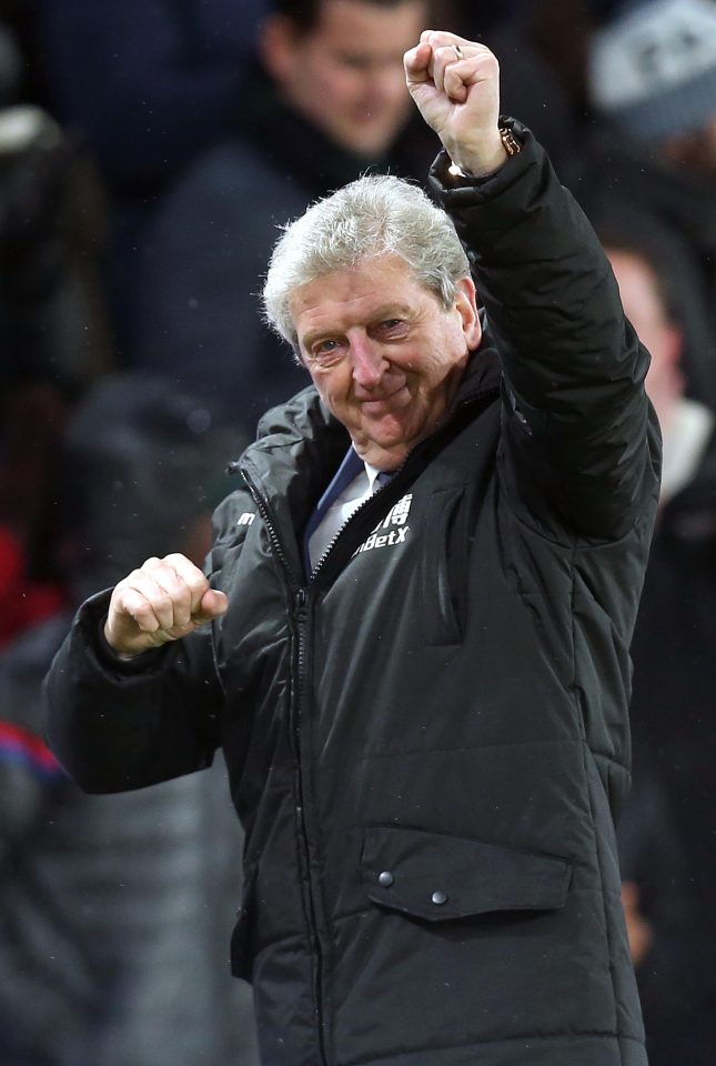  This is what victory meant to Palace manager Roy Hodgson