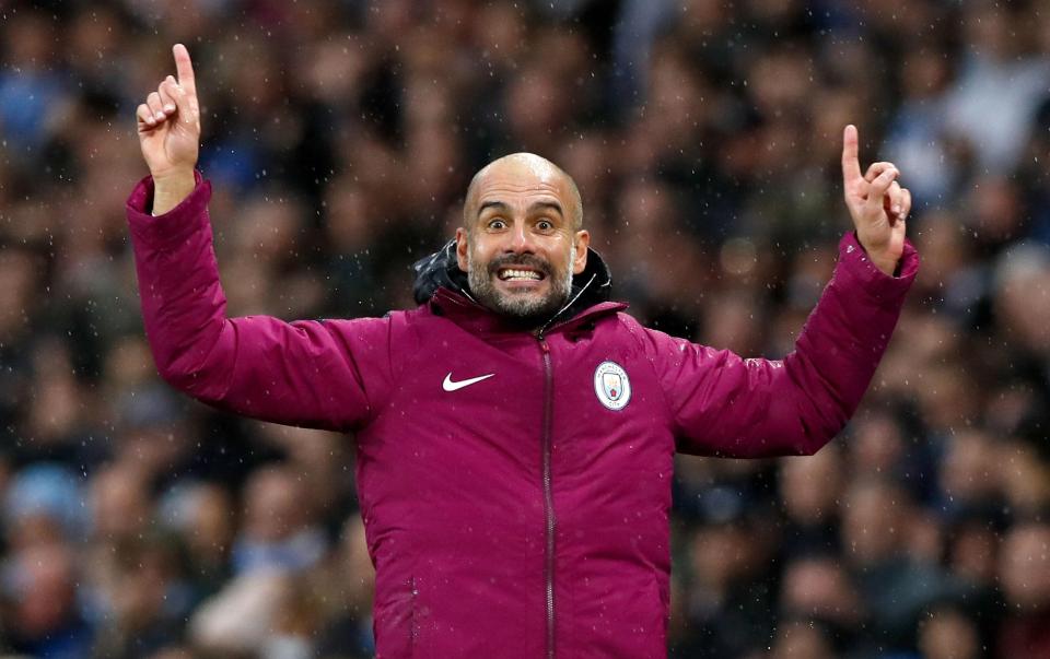 Man City have won 15 straight games under Guardiola