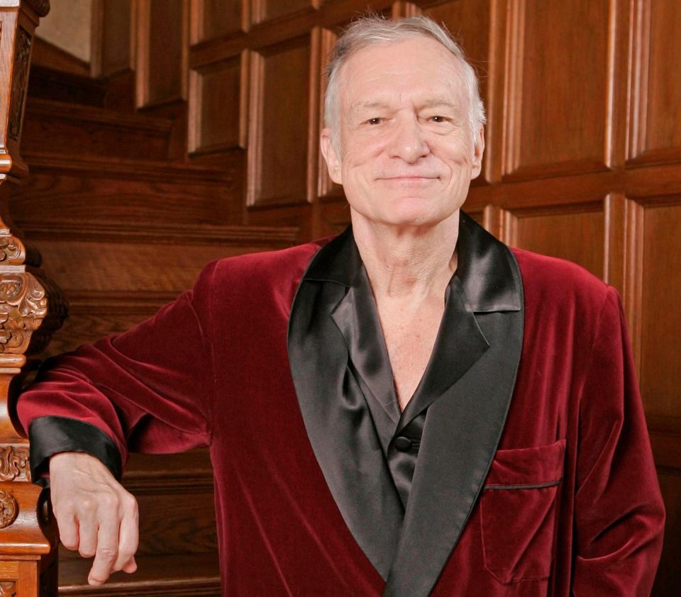  He is intent on emulating Playboy king Hugh Hefner
