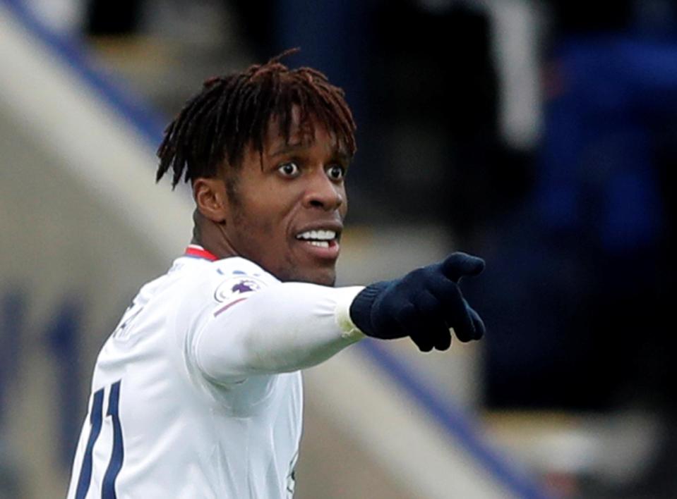 Wilfried Zaha has been Palace's most effective player so far this season