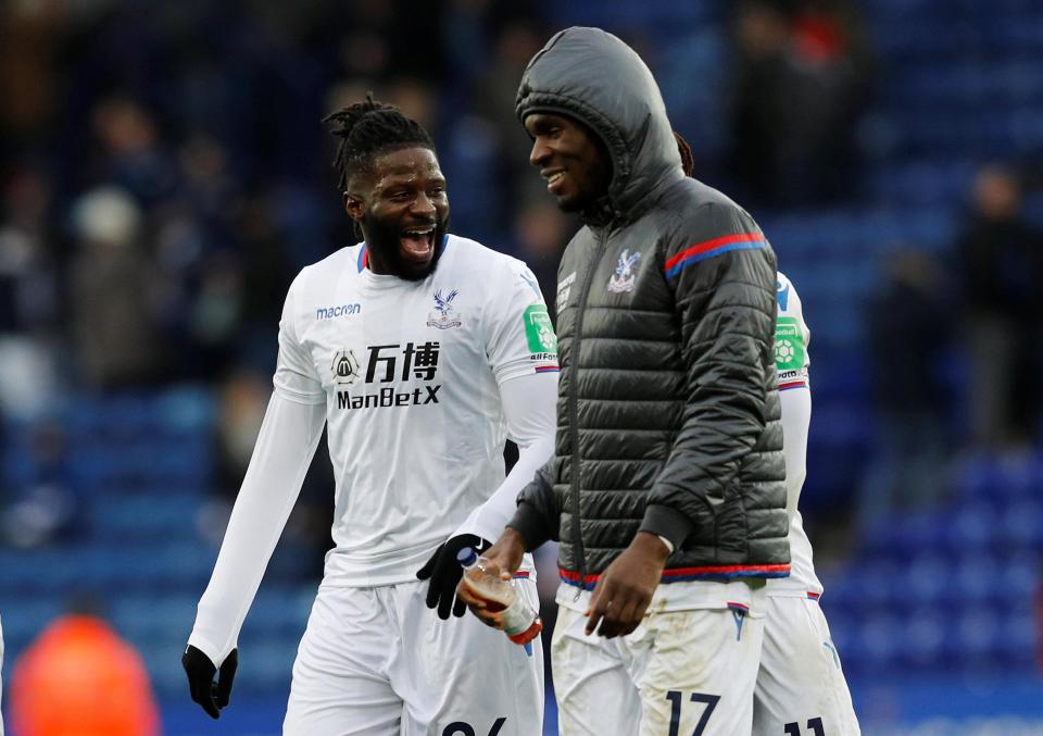 Crystal Palace's players could not hide their delight at the final whistle