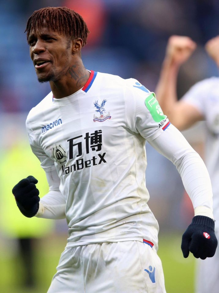 Ex-Man Utd winger Wilfried Zaha has been in sensational form for Crystal Palace