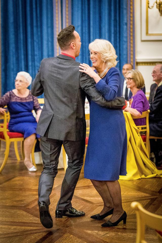 Camilla shows off her Buckingham Palace ballroom moves with Strictly’s Craig