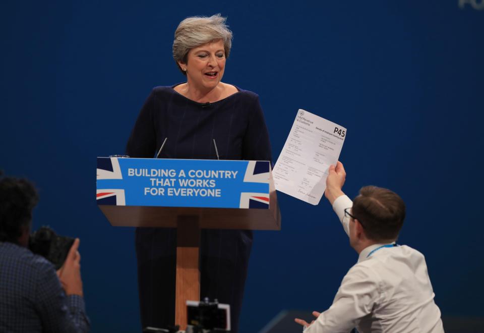  Theresa May's party conference speech was one of the most bizarre in living memory
