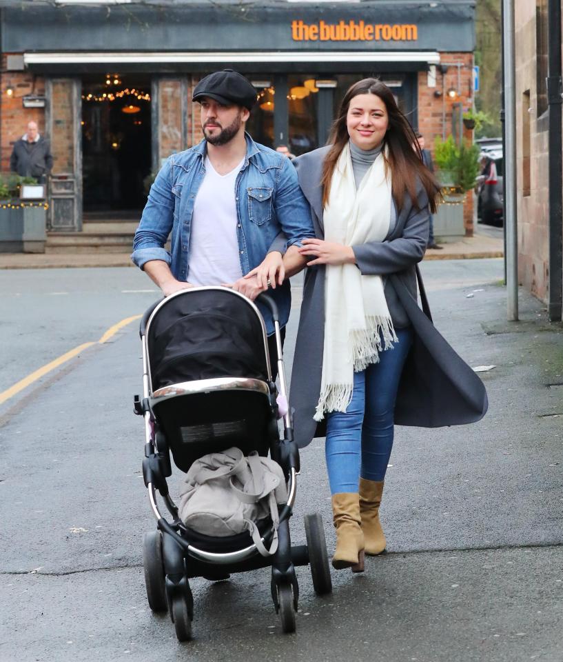  The pair welcomed their first child Willow May in December last year