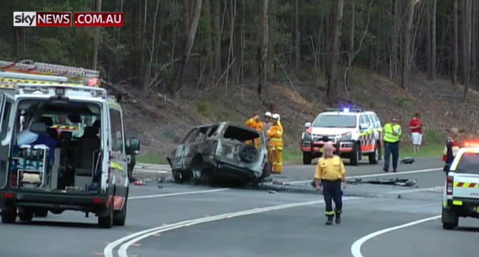 Home and Away actress Jessica Falkholt and her sister Annabelle are fighting for their lives in hospital after a horrific Boxing Day car accident which killed both of their parents.