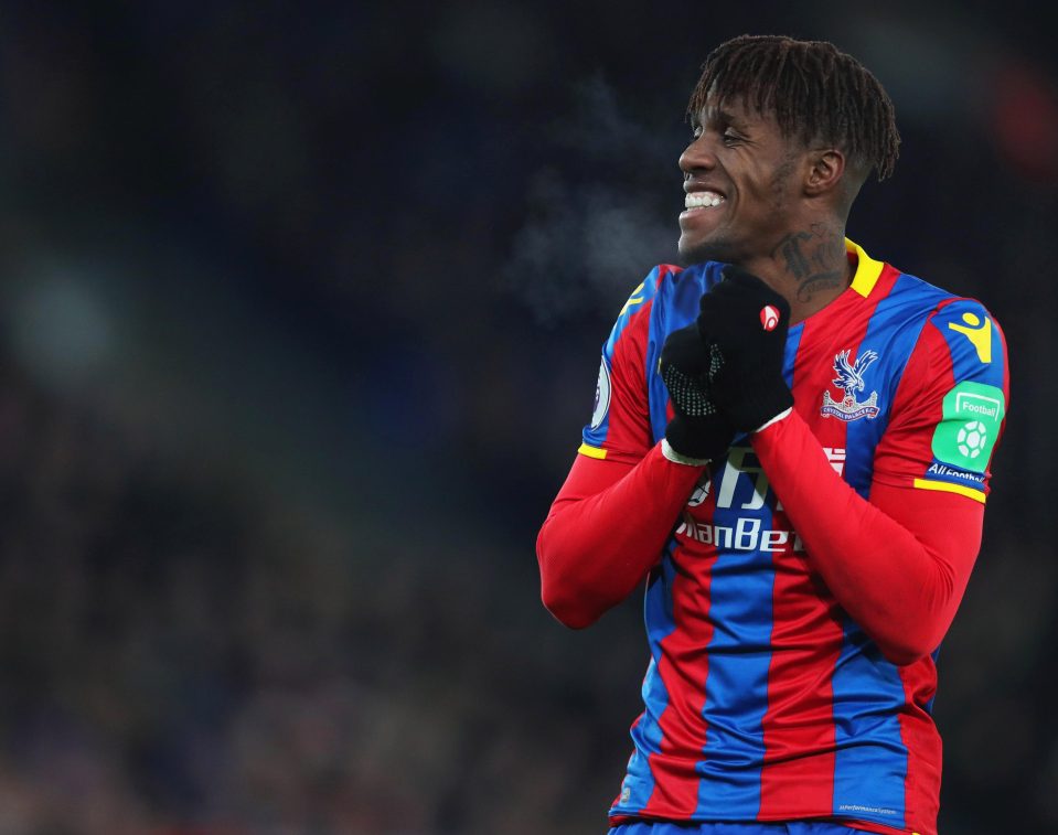 Crystal Palace have no intentions to sell Wilfried Zaha next month