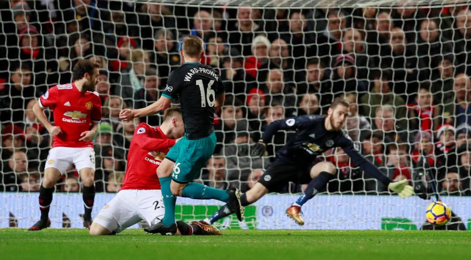  David De Gea was forced to make a string of important saves