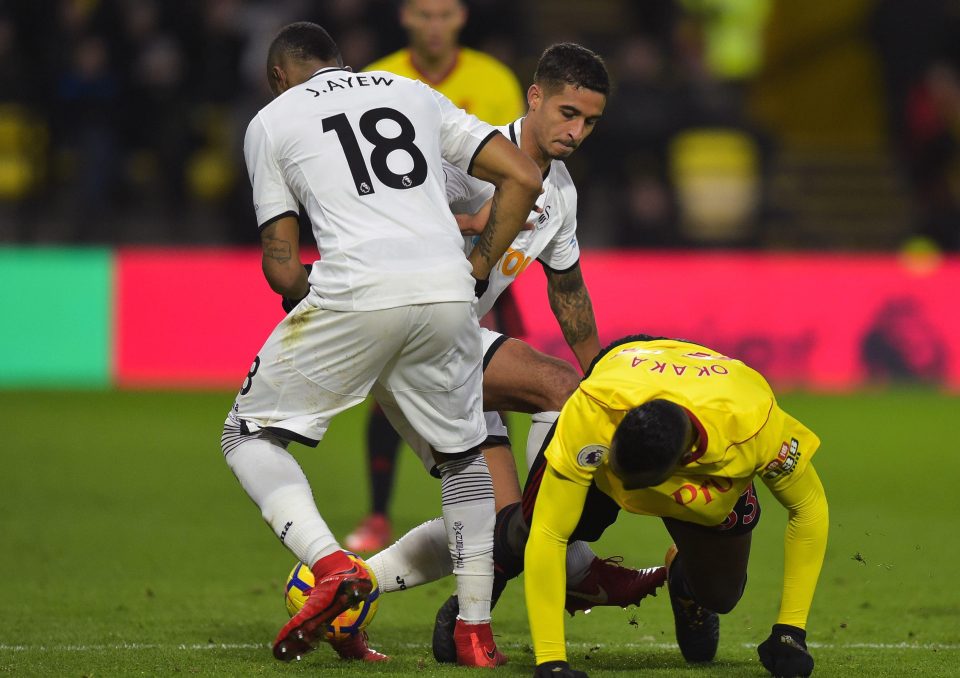 Kyle Naughton will be banned for three matches for stamp on Stefano Okaka