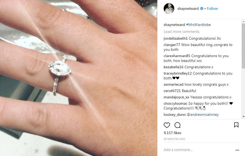  Shayne Ward is engaged to his girlfriend Sophie Austin