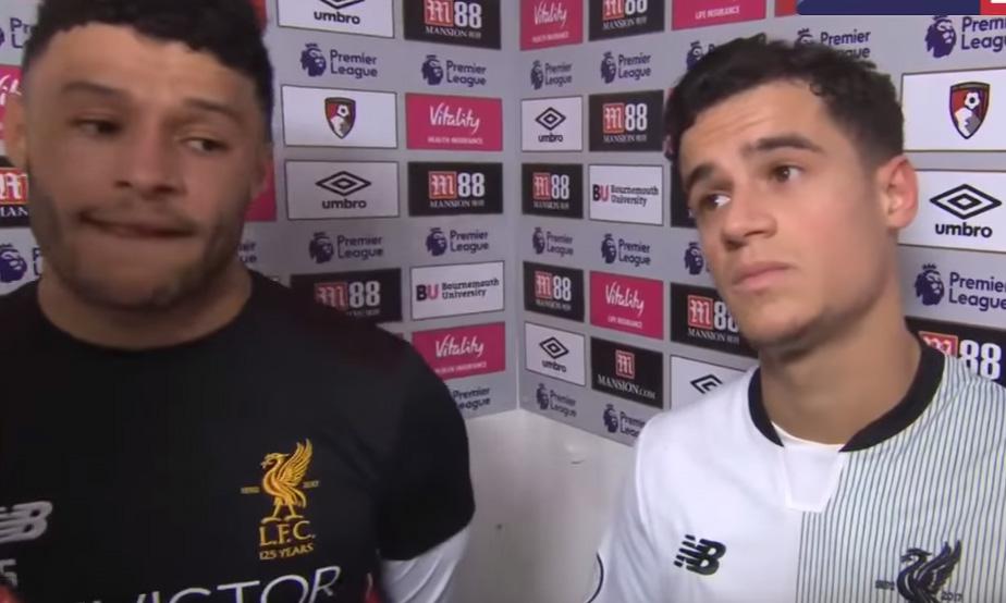 Philippe Coutinho was struggling when asked about his future at Liverpool
