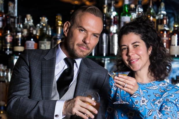 Matt with Fabulous's Sofia Zagzoule at the Savoy hotel in London