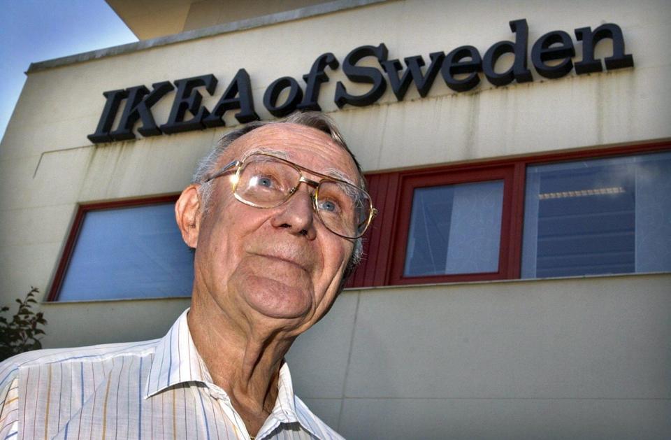  Kamprad founded Ikea when he was aged just 17