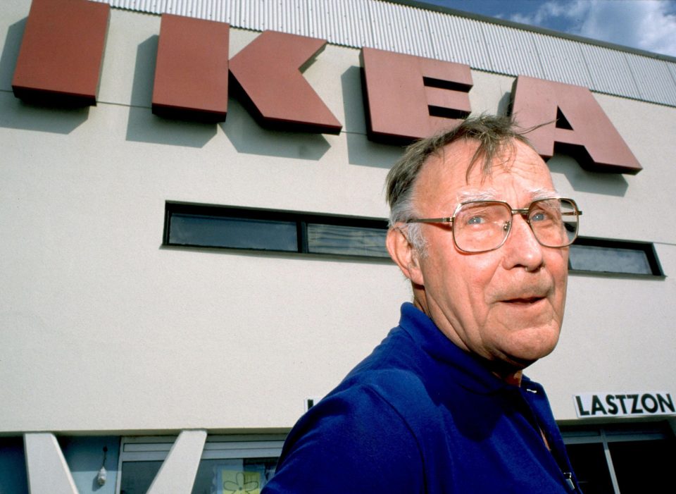  Kamprad used money from his dad to start the flat-pack furniture giant