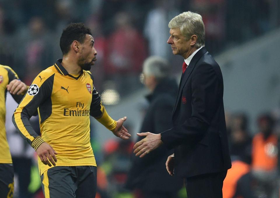 Coquelin is struggling for match action under Wenger