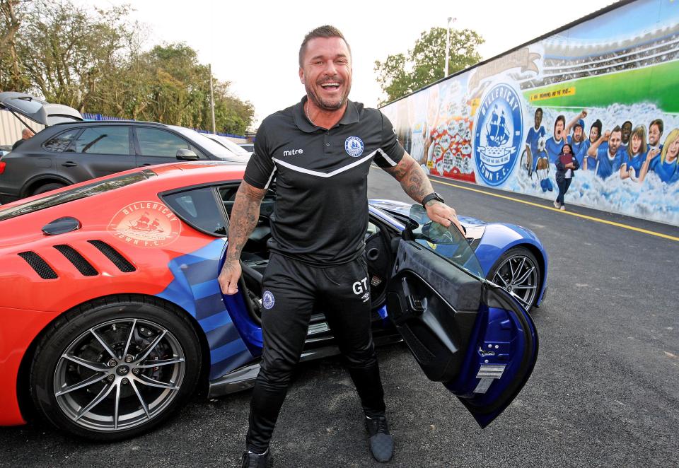  Tamplin, who has a fleet of luxury motors including a £1million Ferrari F12 TDF, split with the mother of his four children