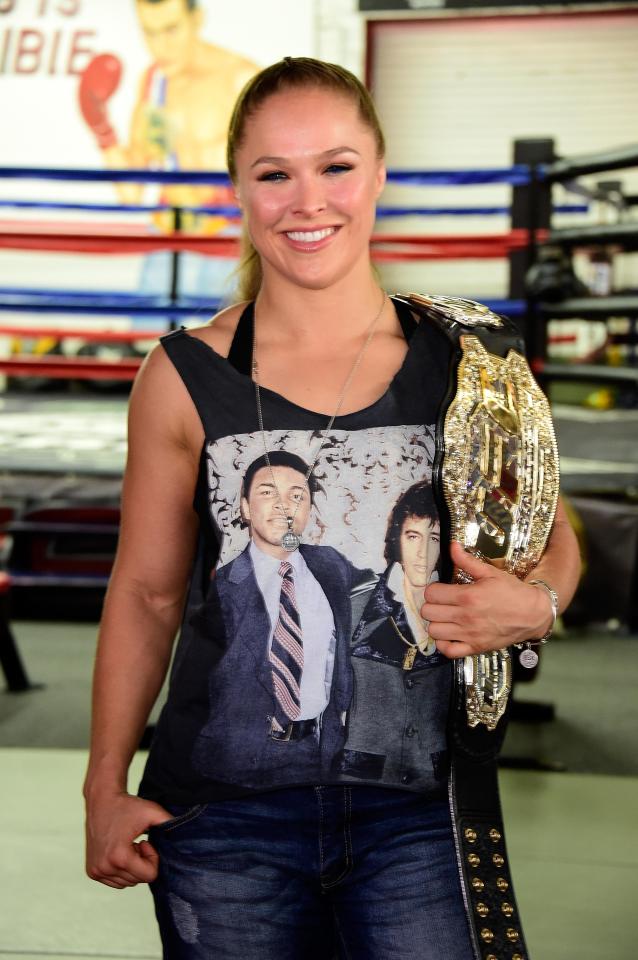  Rousey has been spotted in training at the WWE Performance Center in Orlando, Florida, US