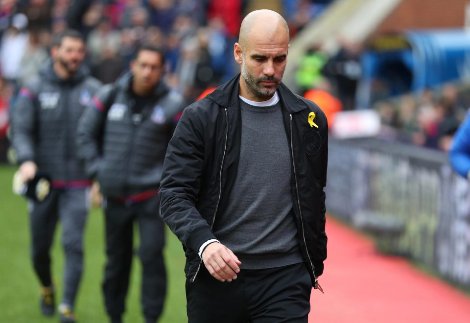  Pep Guardiola saw his usually electric side struggle