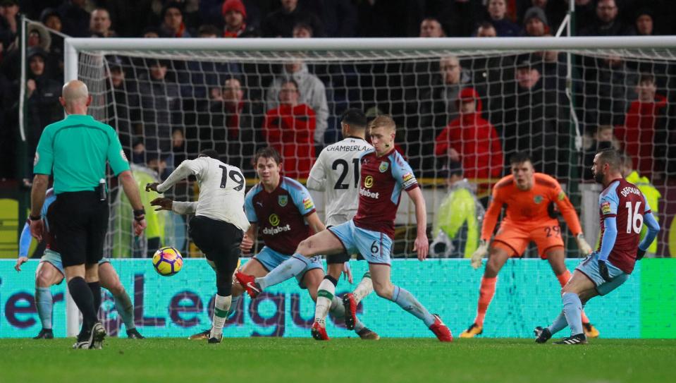 Sadio Mane Liverpool Burnley