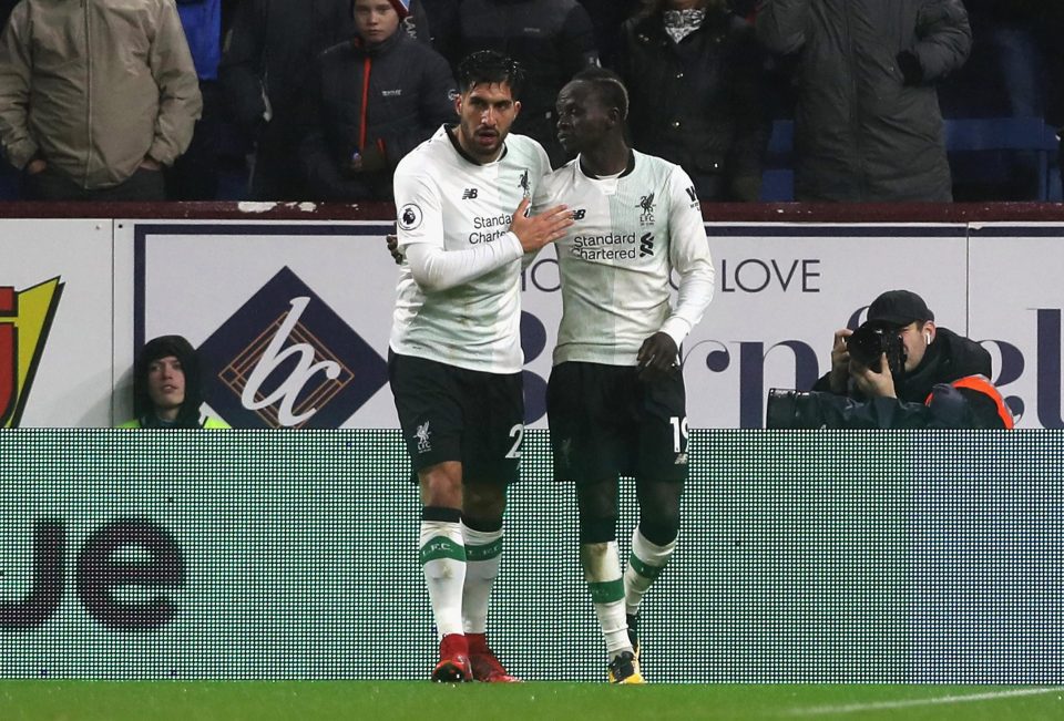 Sadio Mane Liverpool Burnley