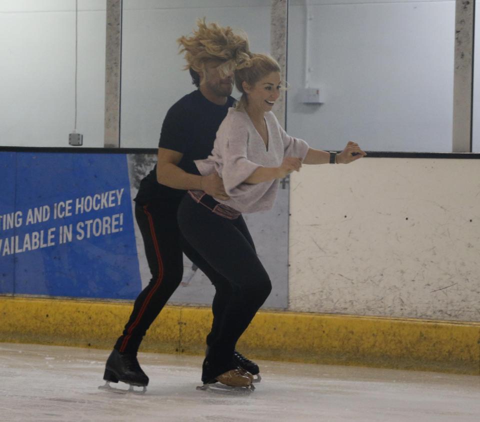 Kem looked confident as he sped around the rink 