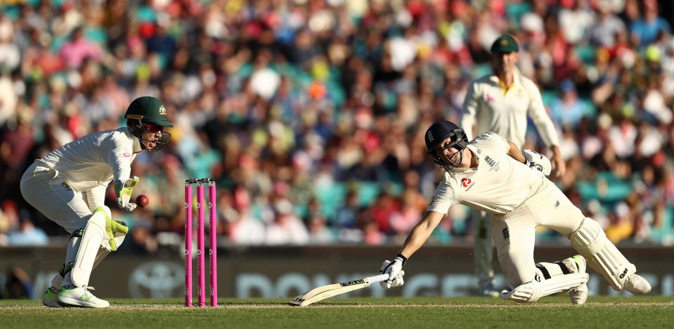  Dawid Malan dived into his crease on day one