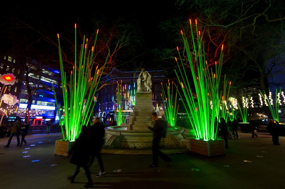  The Lumiere Lights Festival in London is free in January