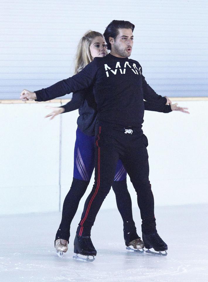  The Love Island star, 21, was put through his paces by partner Alex Murphy