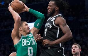 Celtics edge past Nets in final game before heading to London to face 76ers