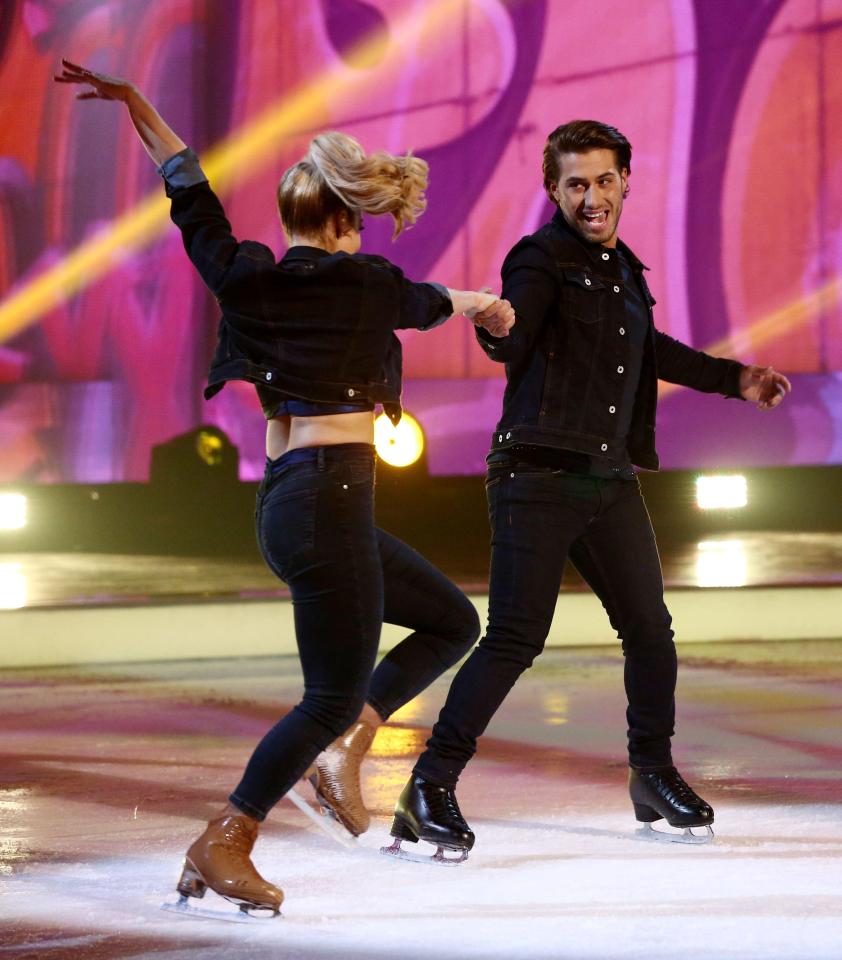  Kem Cetinay appeared on Dancing On Ice tonight