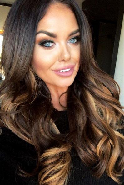  Scarlett shared this glam picture before heading off to watch Dancing On Ice