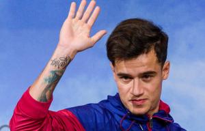 Philippe Coutinho was congratulated by several footballers after completing Barcelona move