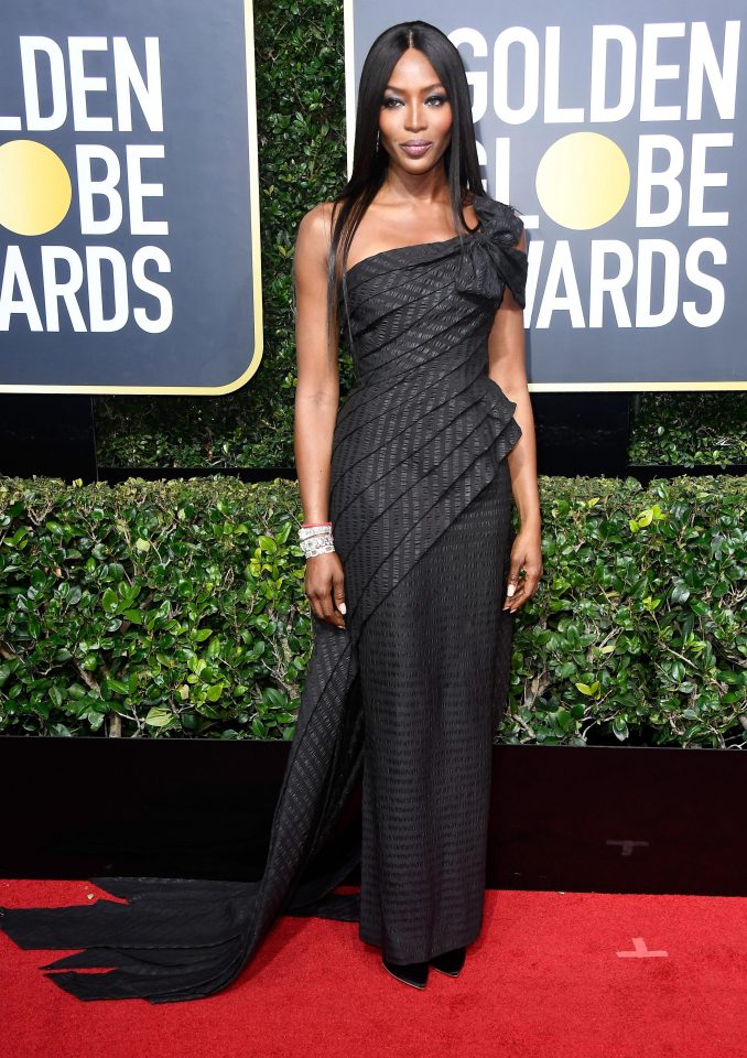  Naomi Campbell turned heads when she arrived at the ceremony