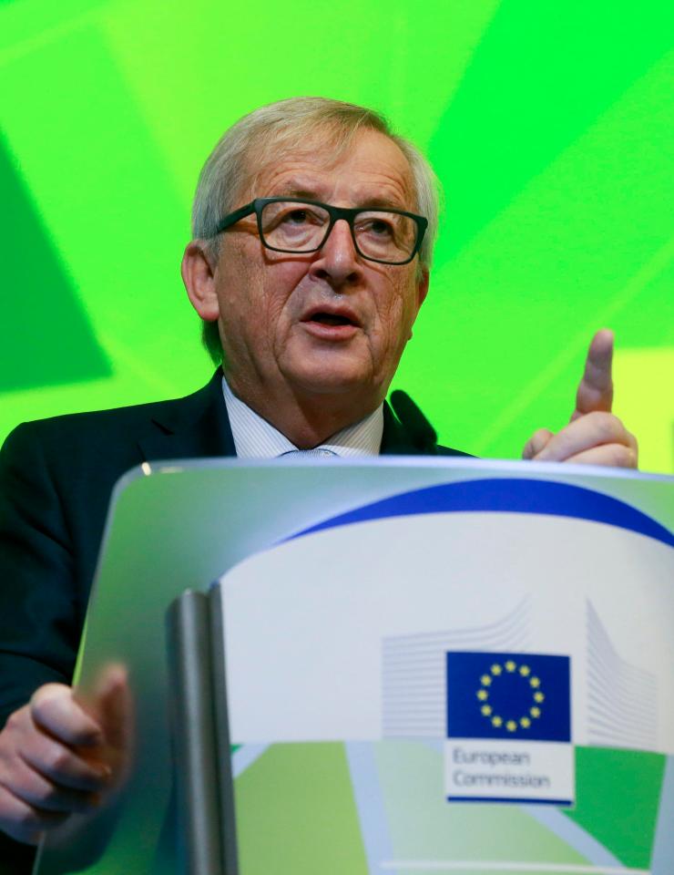  No way back . . . Juncker says Brexit will go ahead