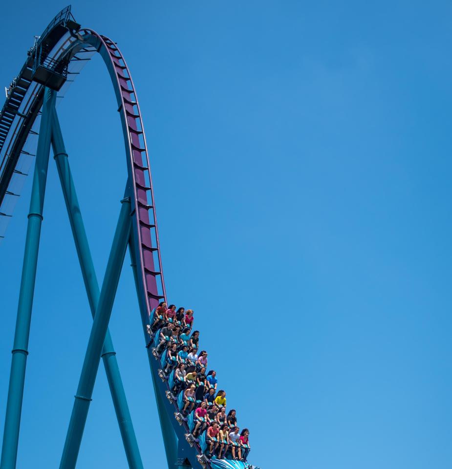  The Manta plunging down terrifies our writer